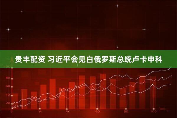 贵丰配资 习近平会见白俄罗斯总统卢卡申科