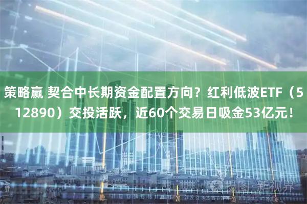 策略赢 契合中长期资金配置方向?红利低波ETF(512890)交投活跃,近60个交易日吸金53亿元!